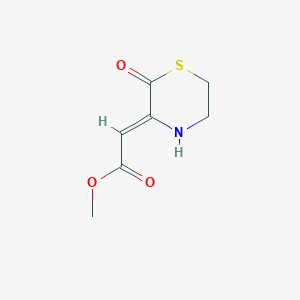 methyl (2Z)-(2-oxothiomorpholin-3-ylidene)ethanoate