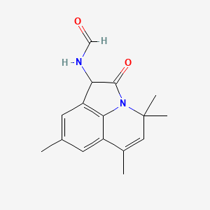 N-(4,4,6,8-tetramethyl-2-oxo-1,2-dihydro-4H-pyrrolo[3,2,1-ij]quinolin-1-yl)formamide