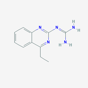 molecular formula C11H13N5 B11031832 2-(4-Ethylquinazolin-2-yl)guanidine CAS No. 331417-02-8