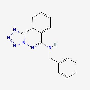 molecular formula C15H12N6 B11031933 N-benzyltetrazolo[5,1-a]phthalazin-6-amine 