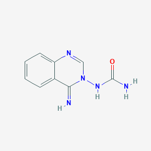 molecular formula C9H9N5O B11031958 1-(4-iminoquinazolin-3(4H)-yl)urea 