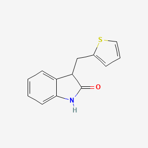 molecular formula C13H11NOS B11031966 3-(2-thienylmethyl)-1,3-dihydro-2H-indol-2-one 