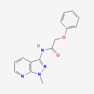 N-(1-methyl-1H-pyrazolo[3,4-b]pyridin-3-yl)-2-phenoxyacetamide