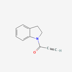 molecular formula C11H9NO B11032007 1-(2,3-Dihydro-1H-indol-1-YL)-2-propyn-1-one 