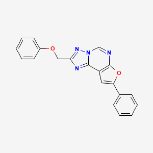 2-(Phenoxymethyl)-8-phenylfuro[3,2-e][1,2,4]triazolo[1,5-c]pyrimidine