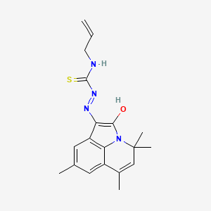 N~1~-Allyl-2-[4,4,6,8-tetramethyl-2-oxo-4H-pyrrolo[3,2,1-IJ]quinolin-1(2H)-yliden]-1-hydrazinecarbothioamide