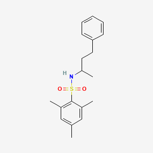 molecular formula C19H25NO2S B11032088 2,4,6-trimethyl-N-(4-phenylbutan-2-yl)benzenesulfonamide 