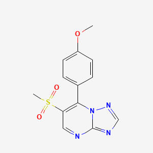 6-Methanesulfonyl-7-(4-methoxyphenyl)-[1,2,4]triazolo[1,5-A]pyrimidine