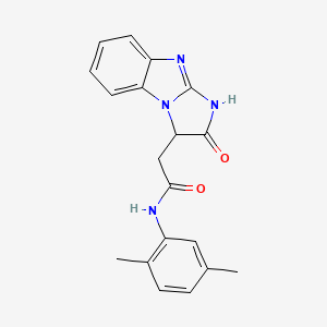 N-(2,5-dimethylphenyl)-2-(2-oxo-2,3-dihydro-1H-imidazo[1,2-a]benzimidazol-3-yl)acetamide