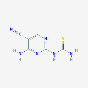 N-(4-amino-5-cyanopyrimidin-2-yl)thiourea