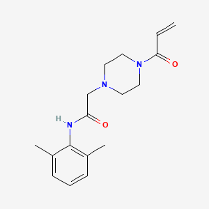 2-(4-Acryloyl-1-piperazinyl)-N-(2,6-dimethylphenyl)acetamide