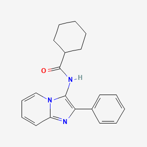 N-(2-phenylimidazo[1,2-a]pyridin-3-yl)cyclohexanecarboxamide