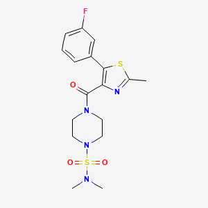 molecular formula C17H21FN4O3S2 B11032738 C17H21FN4O3S2 