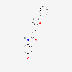 N-(4-ethoxyphenyl)-3-(5-phenylfuran-2-yl)propanamide