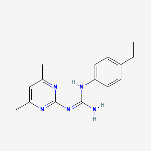 2-(4,6-Dimethylpyrimidin-2-yl)-1-(4-ethylphenyl)guanidine