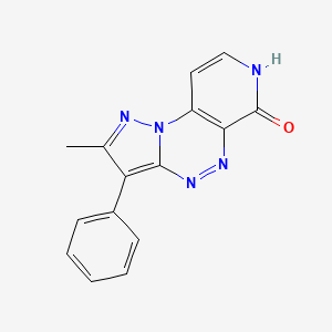 2-methyl-3-phenylpyrazolo[5,1-c]pyrido[4,3-e][1,2,4]triazin-6(7H)-one