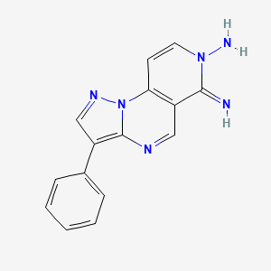 6-imino-3-phenylpyrazolo[1,5-a]pyrido[3,4-e]pyrimidin-7(6H)-amine