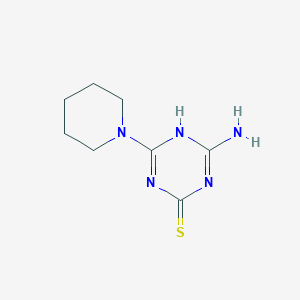 4-Amino-6-(1-piperidinyl)-1,3,5-triazine-2-thiol