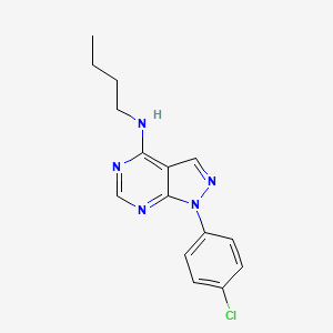 N-butyl-1-(4-chlorophenyl)pyrazolo[3,4-d]pyrimidin-4-amine