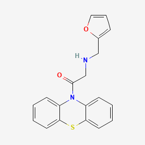 Ethanone, 2-[(furan-2-ylmethyl)amino]-1-(phenothiazin-10-yl)-