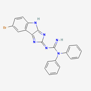 3-(7-Bromoimidazo[4,5-b]indol-2-yl)-1,1-diphenylguanidine