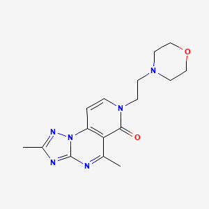 2,5-dimethyl-7-(2-morpholin-4-ylethyl)pyrido[3,4-e][1,2,4]triazolo[1,5-a]pyrimidin-6(7H)-one