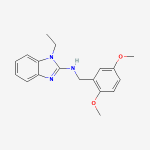 (2,5-Dimethoxy-benzyl)-(1-ethyl-1H-benzoimidazol-2-yl)-amine