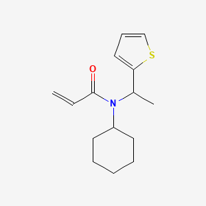 N-Cyclohexyl-N-(1-(thiophen-2-yl)ethyl)acrylamide