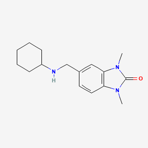 5-[(cyclohexylamino)methyl]-1,3-dimethyl-1,3-dihydro-2H-benzimidazol-2-one