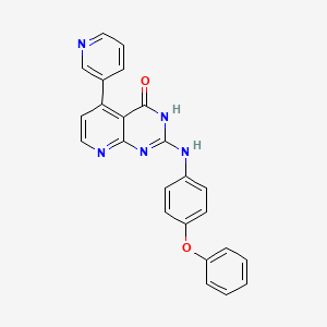 2-(4-phenoxyanilino)-5-(3-pyridyl)pyrido[2,3-d]pyrimidin-4(3H)-one