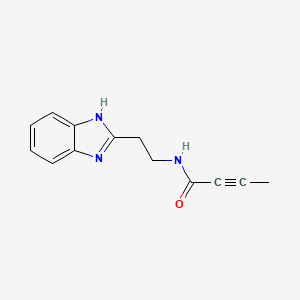 N-[2-(1H-13-Benzodiazol-2-YL)ethyl]but-2-ynamide