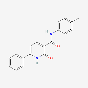 N-(4-methylphenyl)-2-oxo-6-phenyl-1,2-dihydropyridine-3-carboxamide