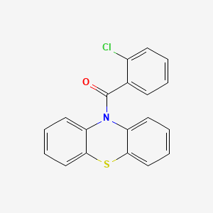 molecular formula C19H12ClNOS B11033776 (2-chlorophenyl)(10H-phenothiazin-10-yl)methanone 