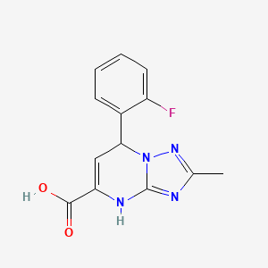 7-(2-Fluorophenyl)-2-methyl-4,7-dihydro[1,2,4]triazolo[1,5-a]pyrimidine-5-carboxylic acid