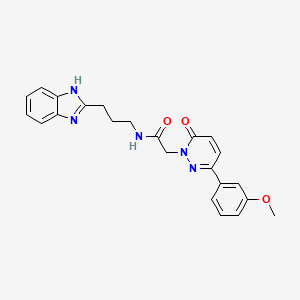 N-[3-(1H-benzimidazol-2-yl)propyl]-2-[3-(3-methoxyphenyl)-6-oxopyridazin-1(6H)-yl]acetamide