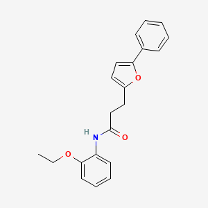 N-(2-ethoxyphenyl)-3-(5-phenylfuran-2-yl)propanamide