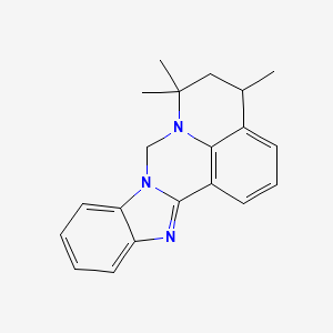 4,6,6-trimethyl-5,6-dihydro-4H-benzimidazo[1,2-c]pyrido[3,2,1-ij]quinazoline