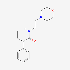 N-[2-(morpholin-4-yl)ethyl]-2-phenylbutanamide