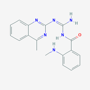 N-[(E)-amino{[(2E)-4-methylquinazolin-2(3H)-ylidene]amino}methylidene]-2-(methylamino)benzamide