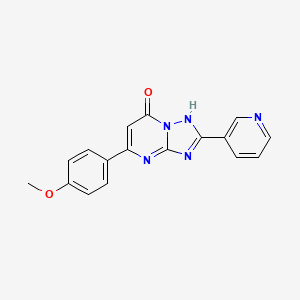 5-(4-methoxyphenyl)-2-(3-pyridyl)[1,2,4]triazolo[1,5-a]pyrimidin-7(4H)-one