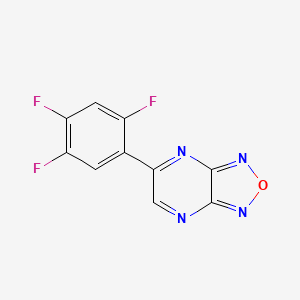 5-(2,4,5-Trifluorophenyl)[1,2,5]oxadiazolo[3,4-b]pyrazine