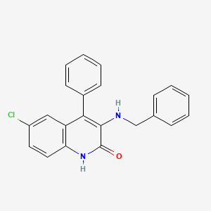 3-(benzylamino)-6-chloro-4-phenylquinolin-2(1H)-one