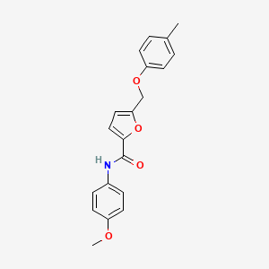 N-(4-methoxyphenyl)-5-[(4-methylphenoxy)methyl]furan-2-carboxamide