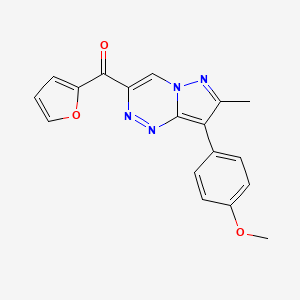 2-Furyl[8-(4-methoxyphenyl)-7-methylpyrazolo[5,1-c][1,2,4]triazin-3-yl]methanone