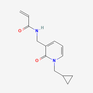 N-((1-(Cyclopropylmethyl)-2-oxo-1,2-dihydropyridin-3-yl)methyl)acrylamide