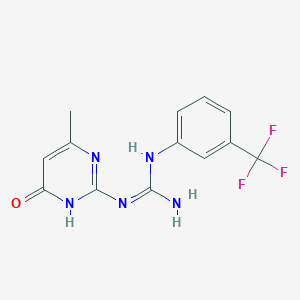 1-(4-Methyl-6-oxo-1,6-dihydropyrimidin-2-yl)-3-[3-(trifluoromethyl)phenyl]guanidine