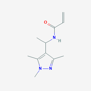 N-[1-(1,3,5-Trimethyl-1H-pyrazol-4-YL)ethyl]acrylamide