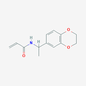 N-[1-(2,3-Dihydro-1,4-benzodioxin-6-YL)ethyl]acrylamide