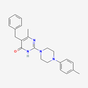 5-benzyl-6-methyl-2-[4-(4-methylphenyl)piperazin-1-yl]pyrimidin-4(3H)-one