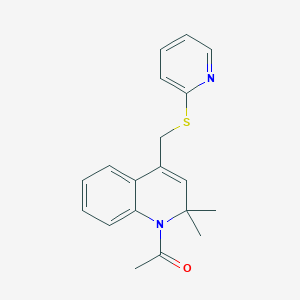 1-Acetyl-2,2-dimethyl-4-(pyridin-2-ylthio)methyl-1,2dihydroquinoline